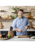 Jamie Oliver Tefal stainless steel kitchen knife set 4 piece, UK version