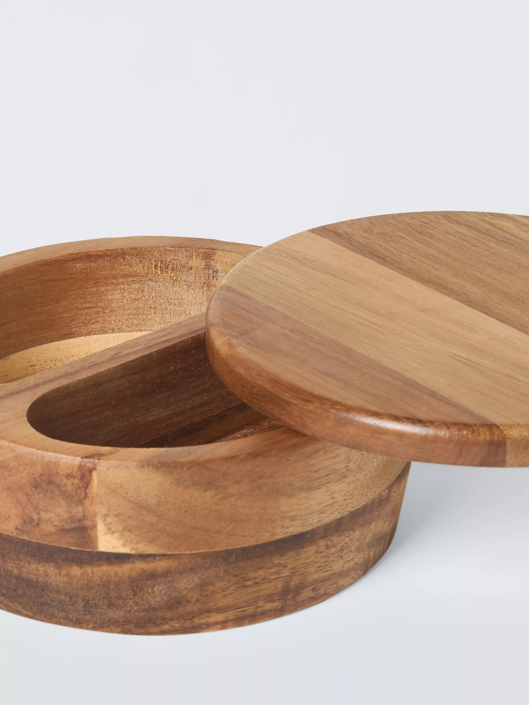 John Lewis acacia wood pinch pot kitchen spice holder (British brand)