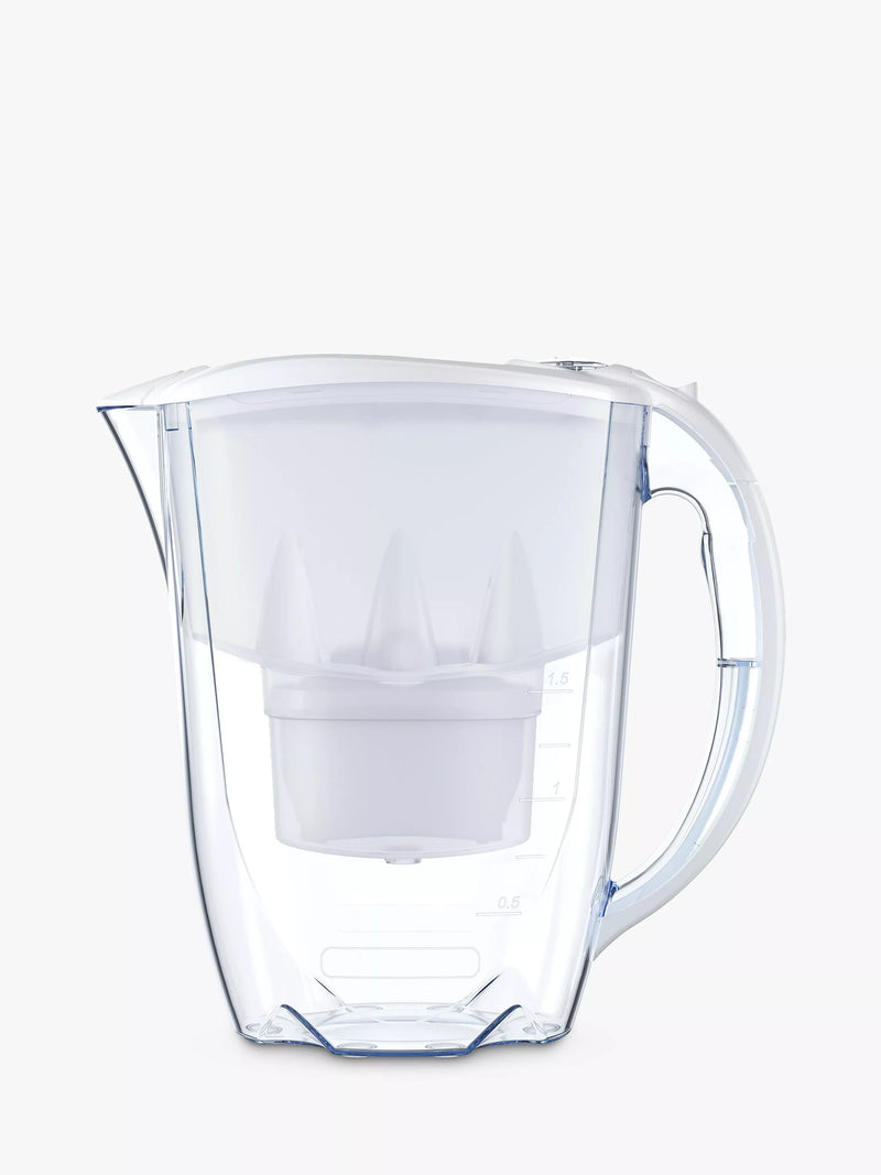Aquaphor water filter jug Amethyst 2.8L white, imported from the UK