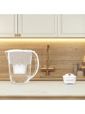 Aquaphor water filter jug Amethyst 2.8L white, imported from the UK