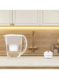 Aquaphor water filter jug Amethyst 2.8L white, imported from the UK
