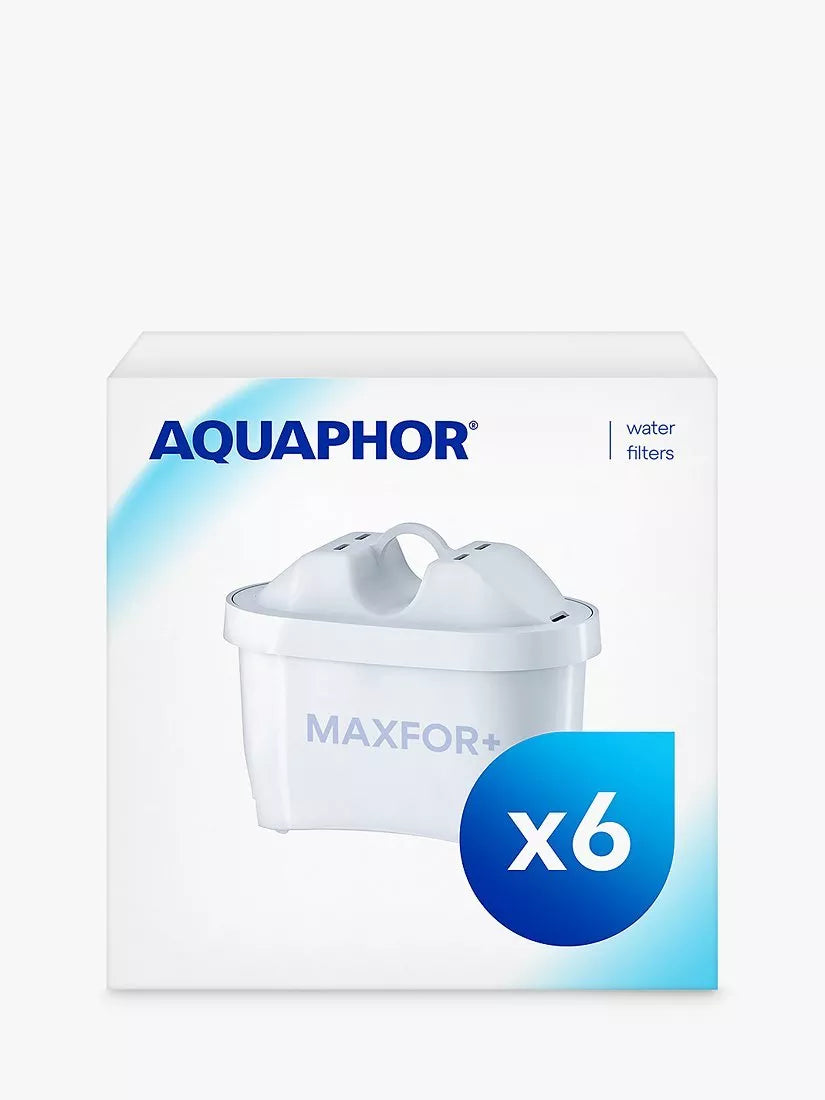 Aquaphor MAXFOR+ water filter cartridges pack of 6 - British product