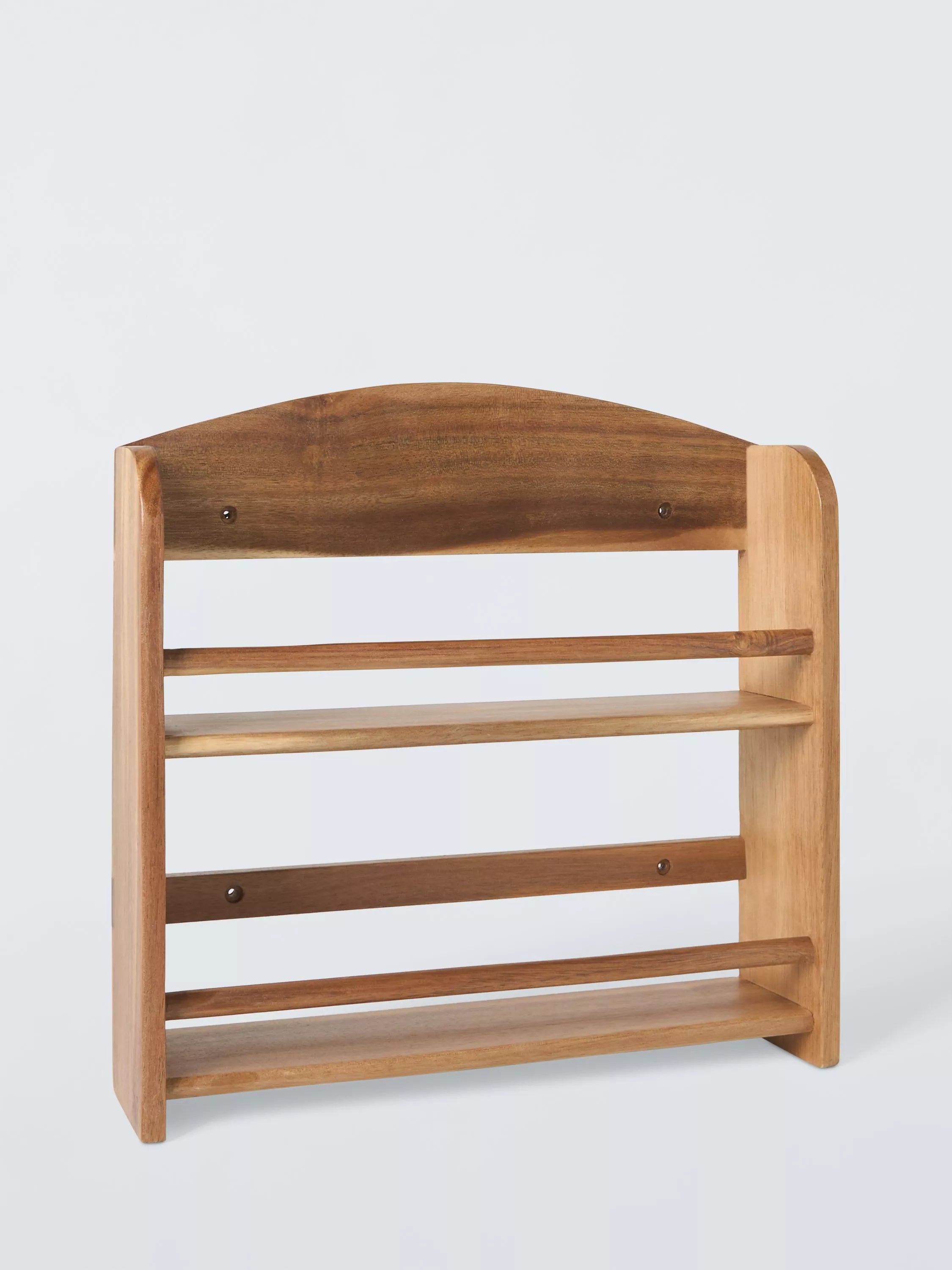 John Lewis acacia wood spice rack for 12 jars (British brand)
