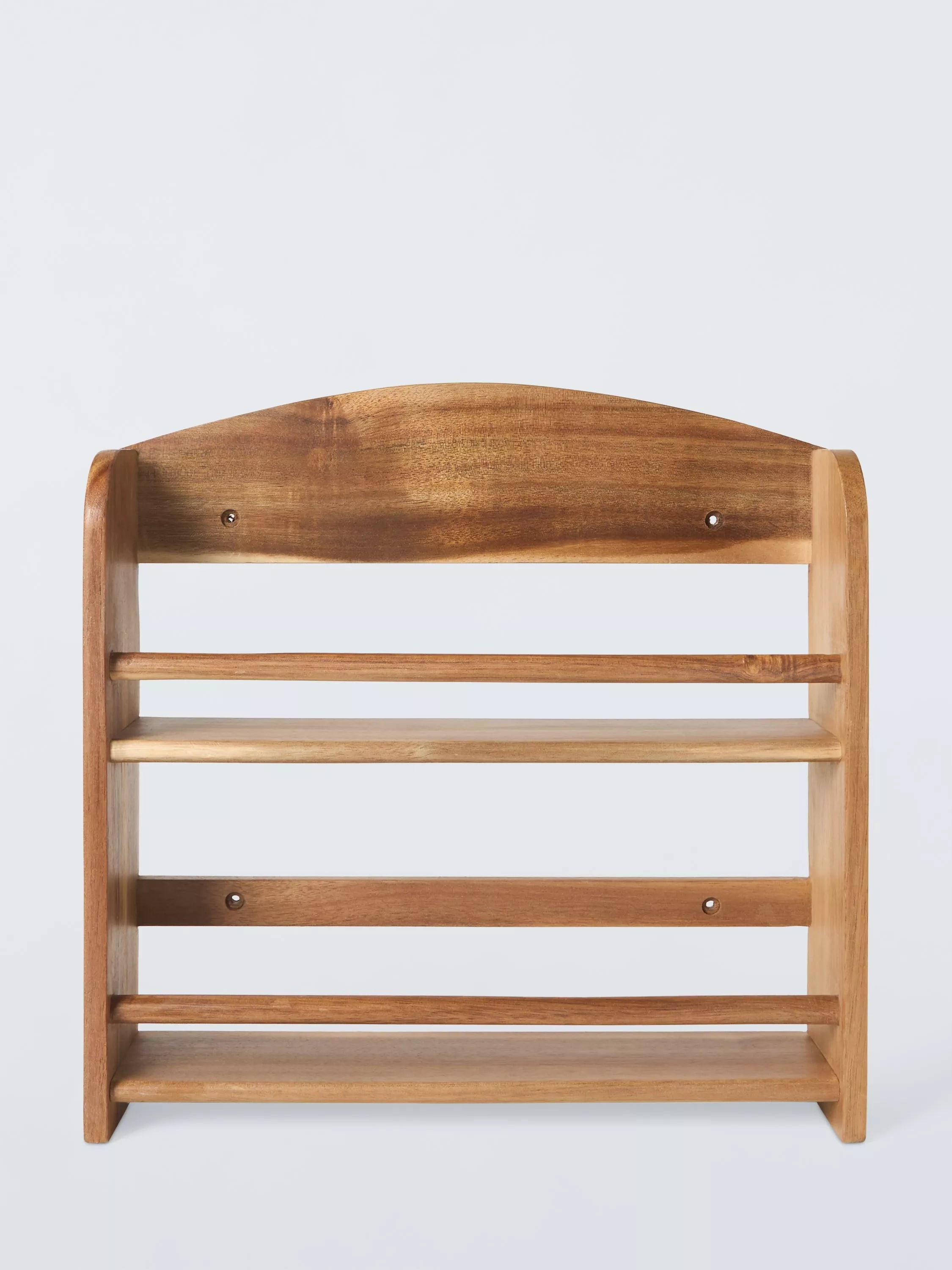 John Lewis acacia wood spice rack for 12 jars (British brand)