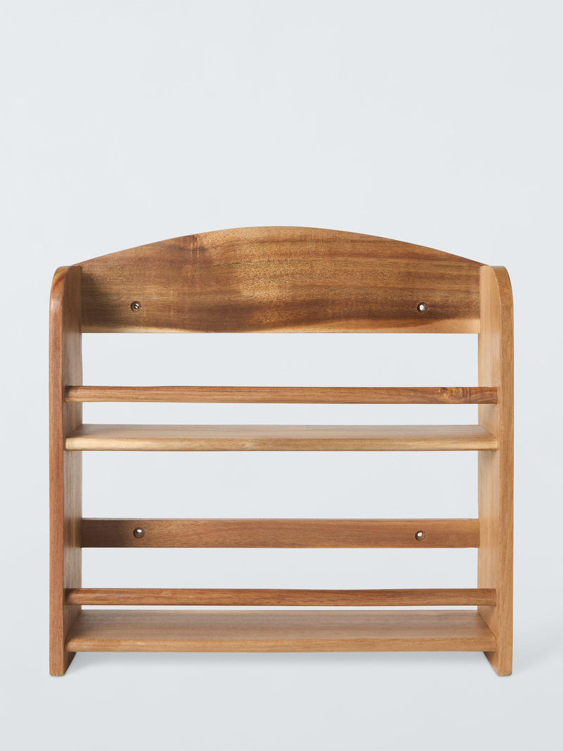John Lewis acacia wood spice rack for 12 jars (British brand)