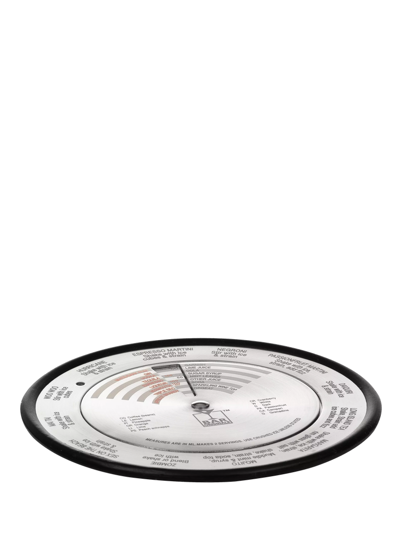 Bar Bespoke cocktail compass with recipes - British product