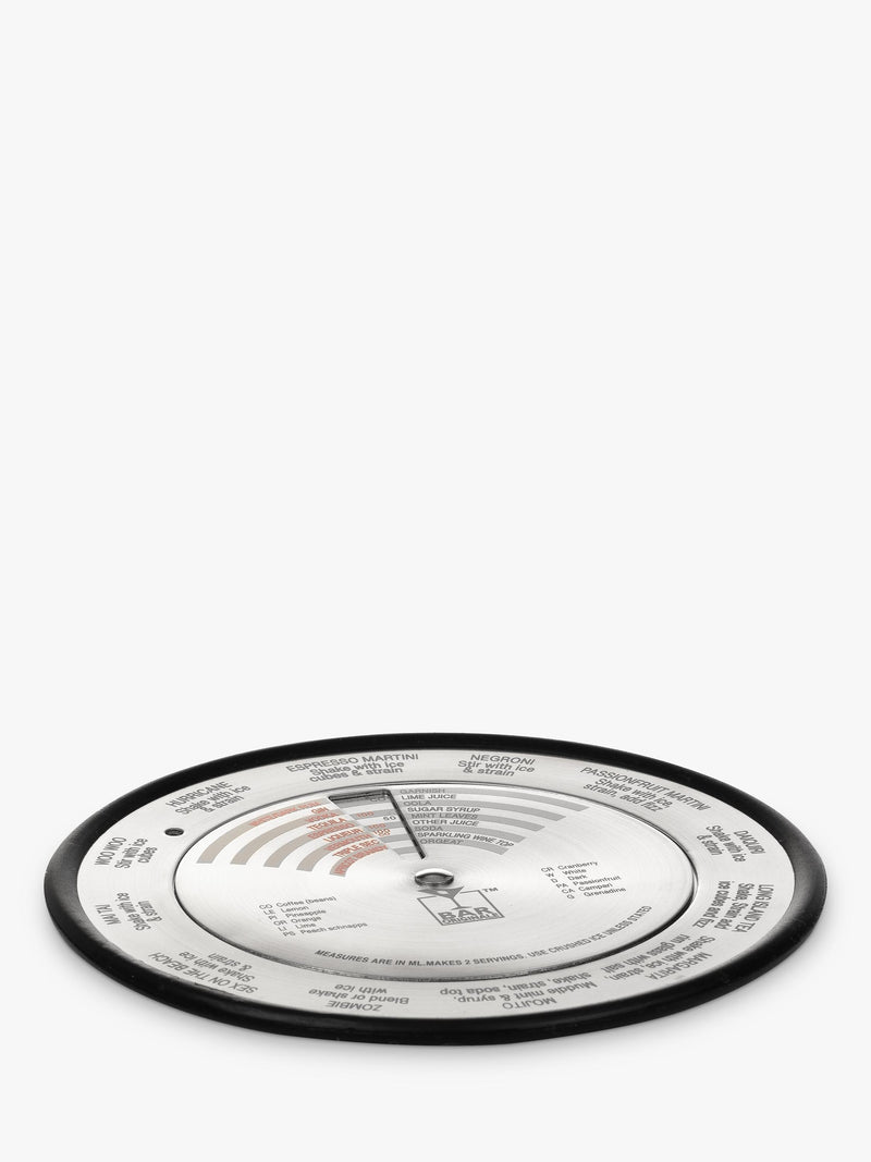 Bar Bespoke cocktail compass with recipes - British product