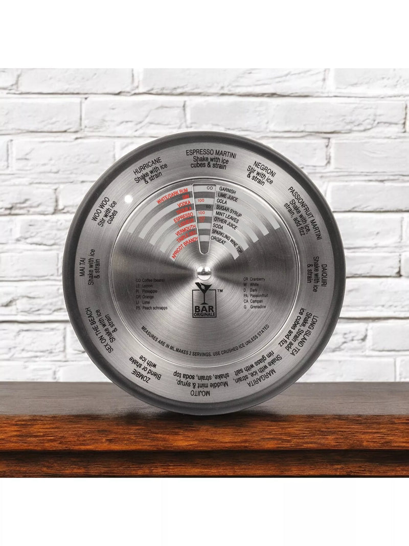 Bar Bespoke cocktail compass with recipes - British product