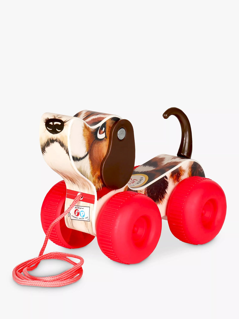 Fisher Price Little Snoopy pull-along toy - British product