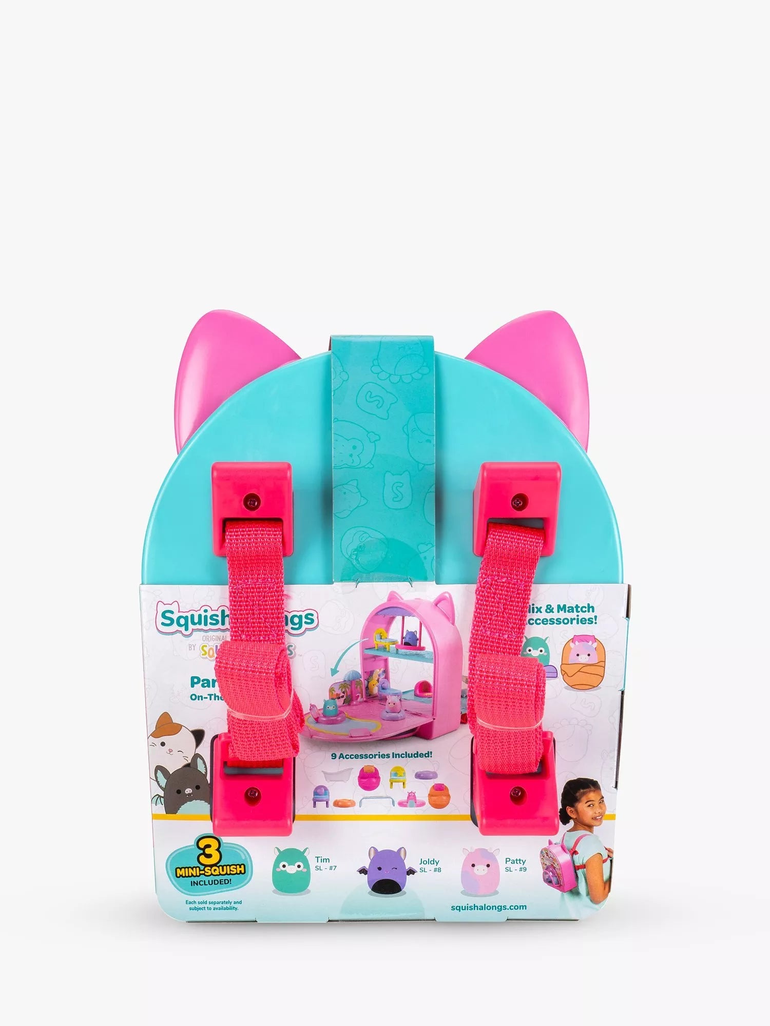 Squishmallows Squishalongs playset with mini Squishmallows (British brand)
