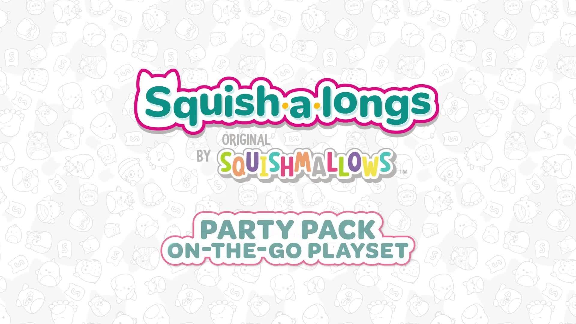 Squishmallows Squishalongs playset with mini Squishmallows (British brand)