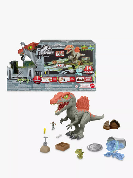 Giocattolo Spinosaurus Cage Crasher di Jurassic Park – McGrocer