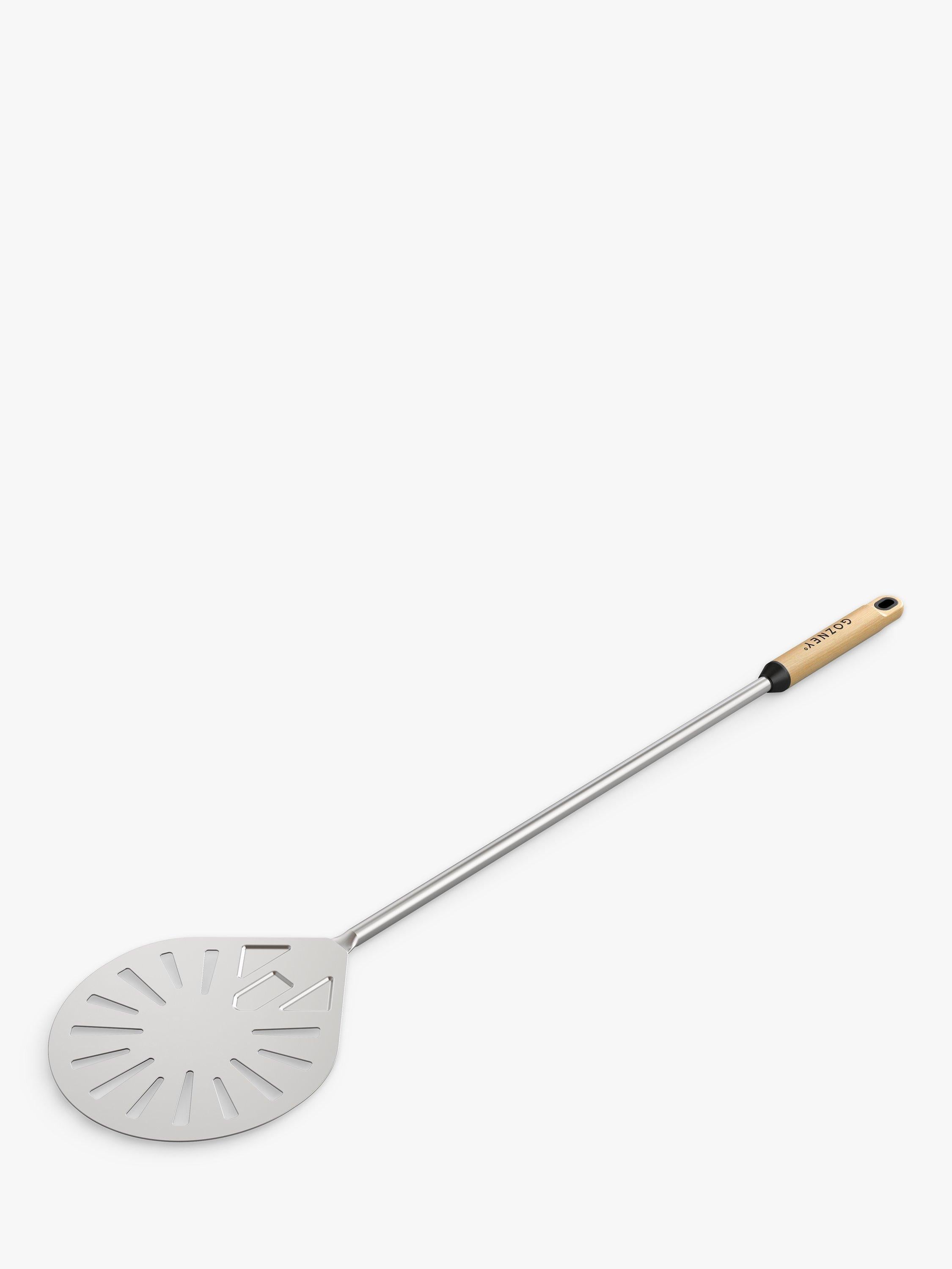 Gozney Balance aluminium pizza turning peel with beech wood handle, UK version