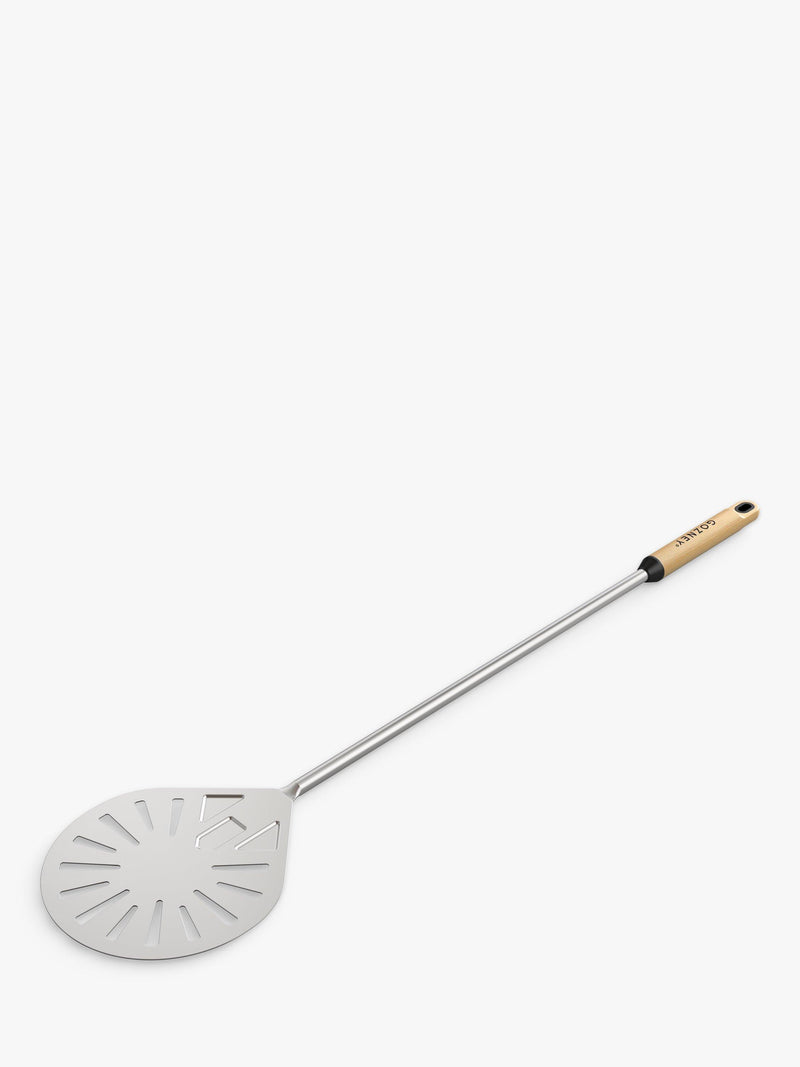 Gozney Balance aluminium pizza turning peel with beech wood handle, UK version