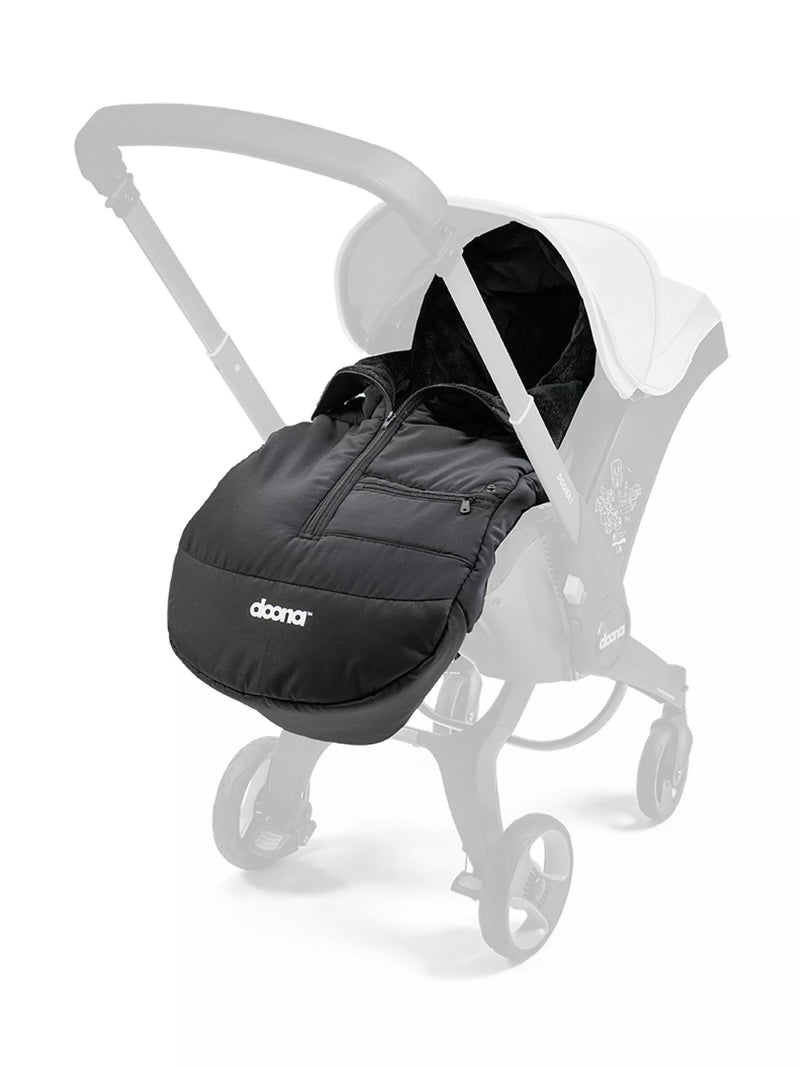 Doona Footmuff Cover Black, imported from the UK