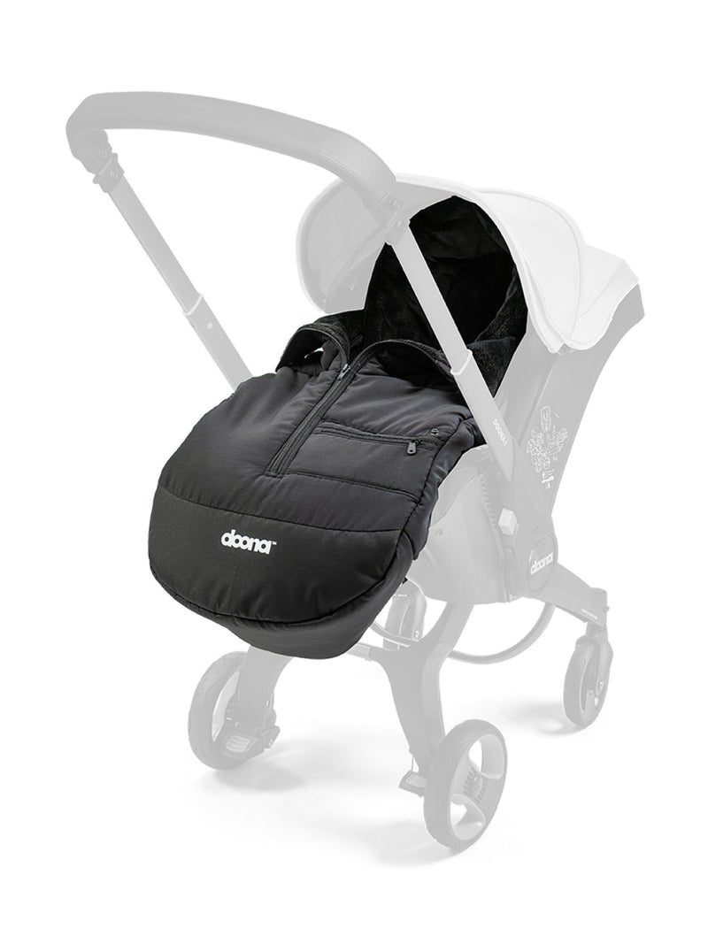 Doona Footmuff Cover Black, imported from the UK