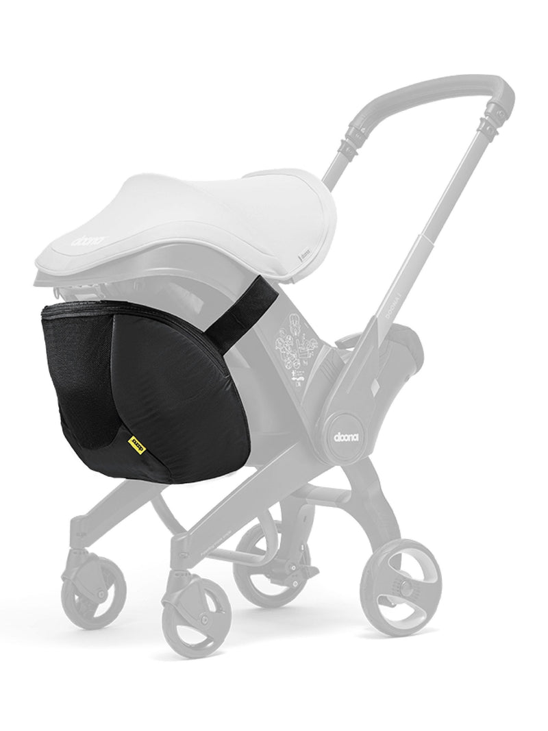 Doona Snap-on Storage black stroller accessory (British brand)