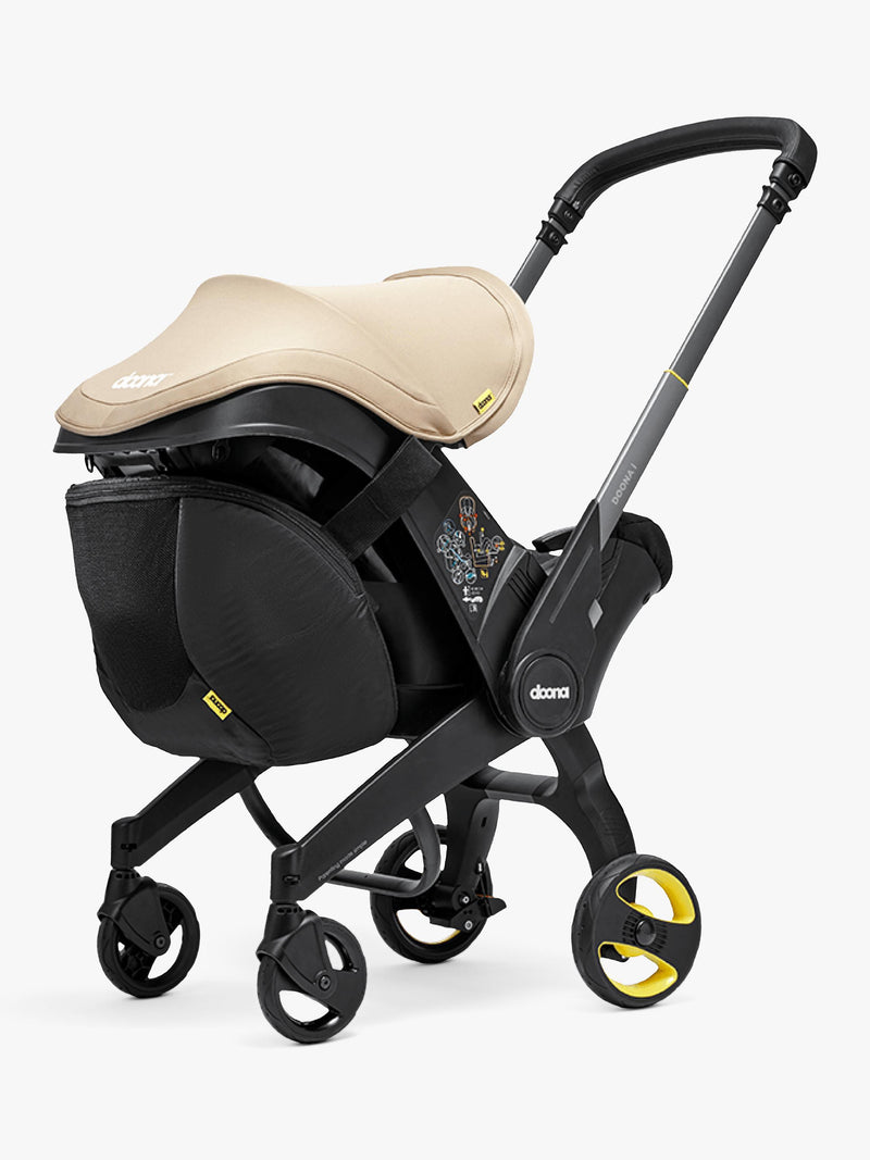 Doona Snap-on Storage black stroller accessory (British brand)