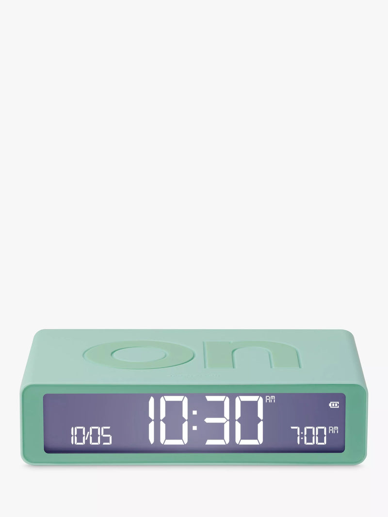 Lexon Flip Classic LCD Digital Alarm Clock