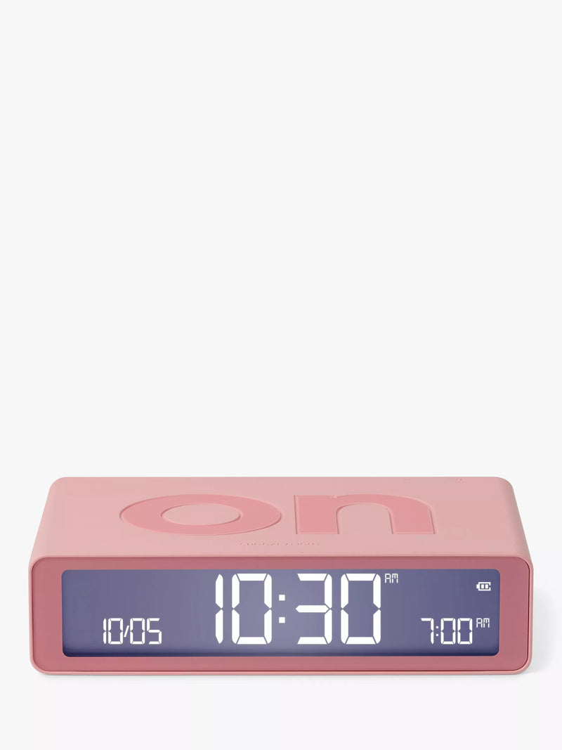 Lexon Flip Classic LCD Digital Alarm Clock