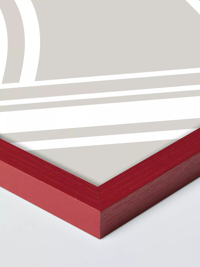 John Lewis poster frame deep red 12x16 inch (British brand)