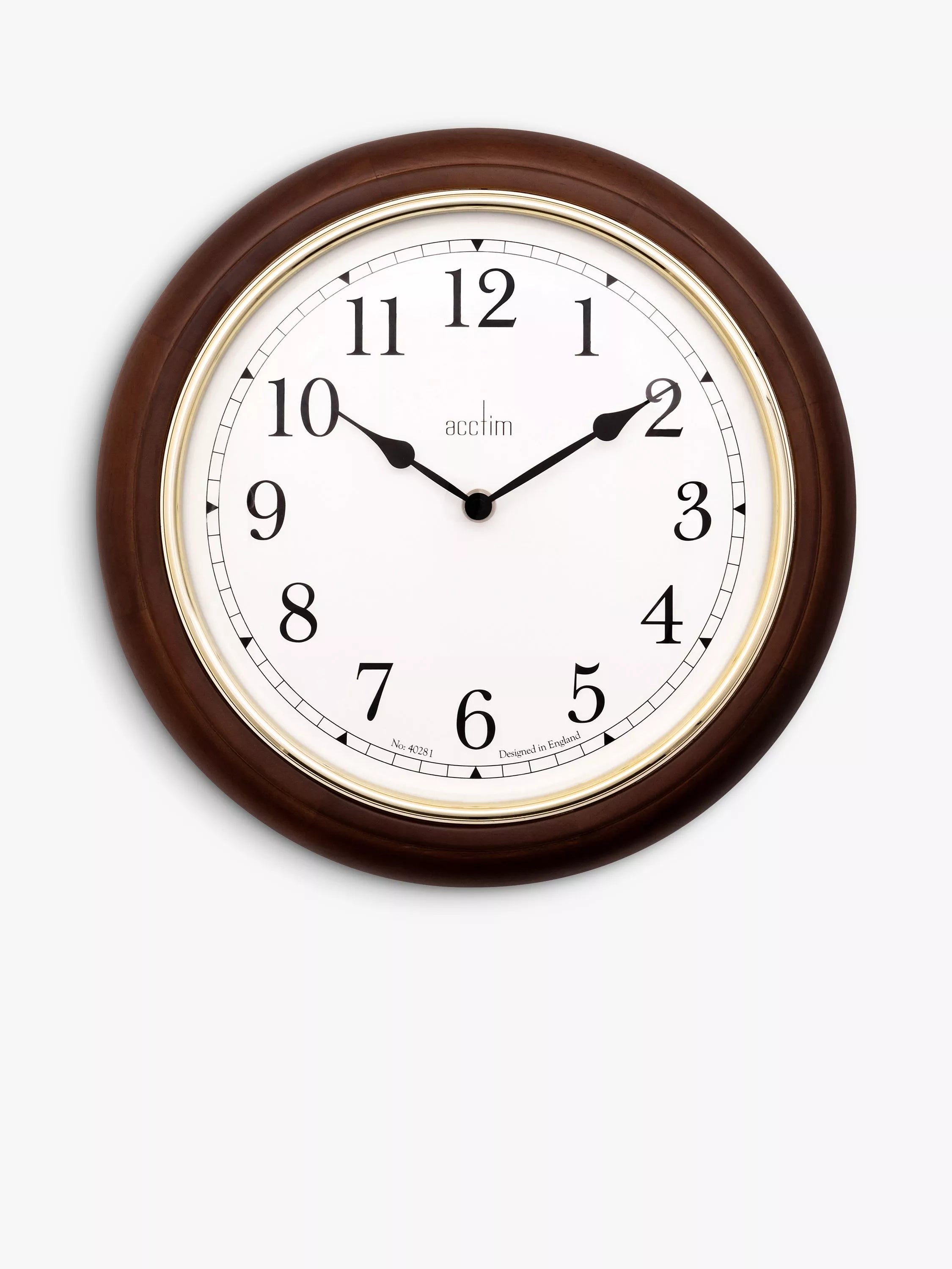 Acctim Winchester Light Wood Analogue Quartz Wall Clock, 31cm