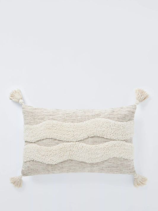 John Lewis ANYDAY Tufted Waves Cushion
