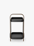 Umbra Bellwood two-tier wooden bar cart (British brand)