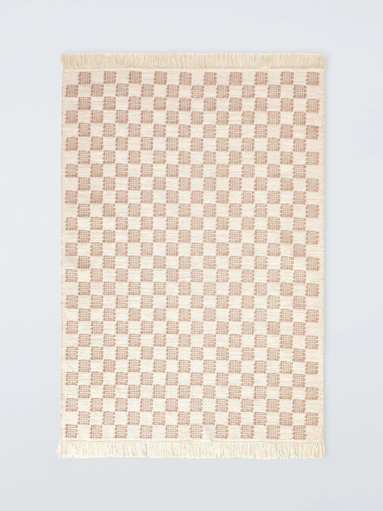 John Lewis Checkerboard Cotton Rug