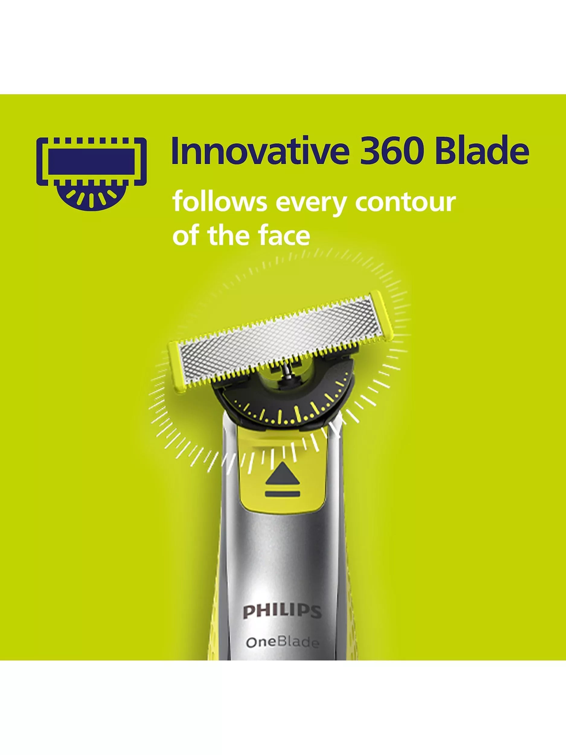 Philips OneBlade 360 blades pack of 2 - British product