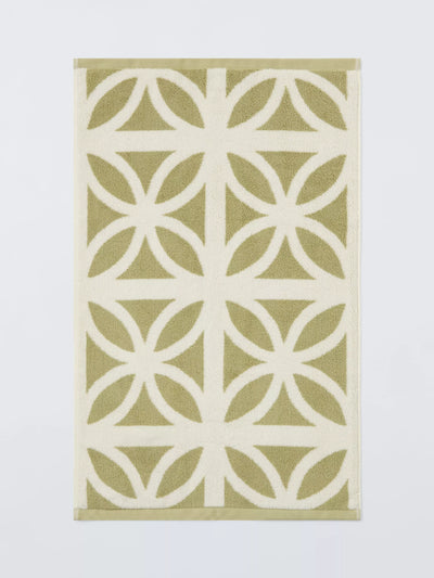 John Lewis Mini Moderns Breeze Bath Mat, Green