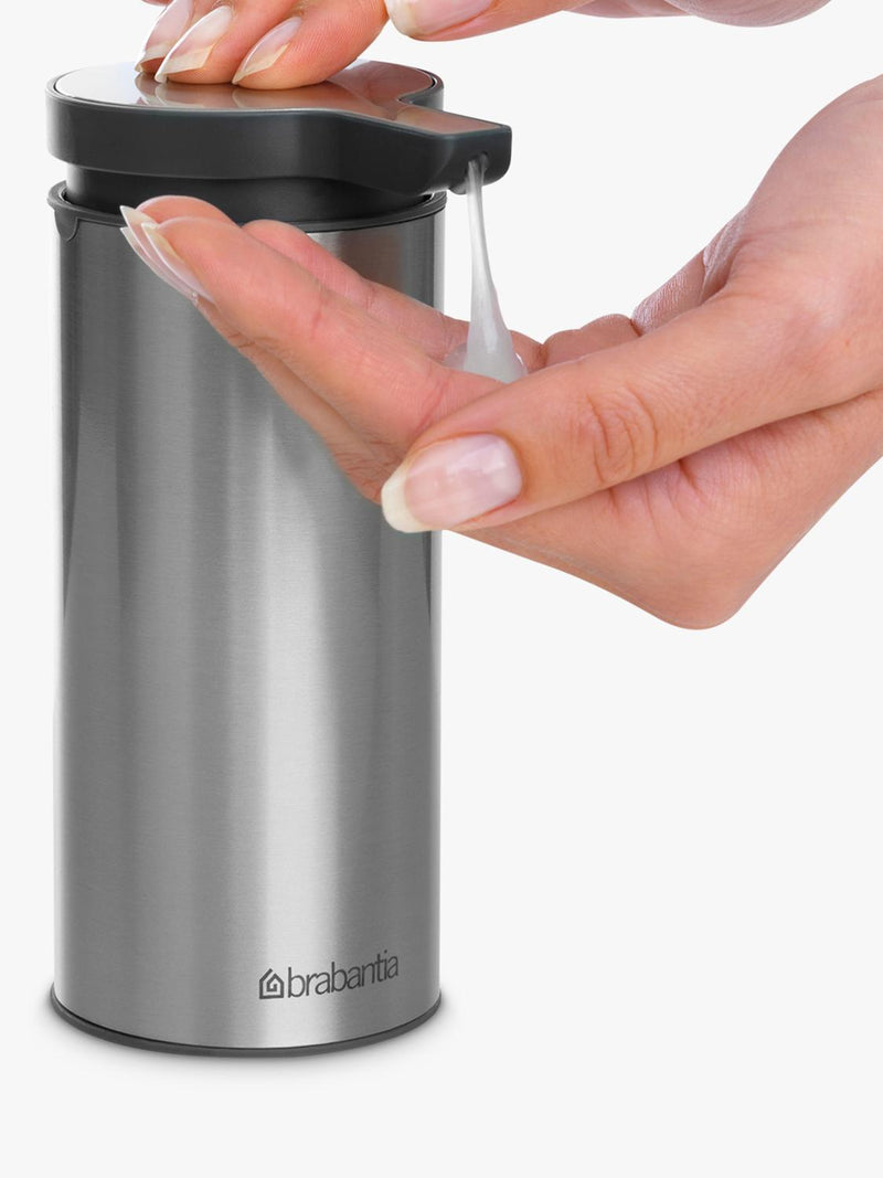 Brabantia Profile soap dispenser 180ml Matt Steel, UK version