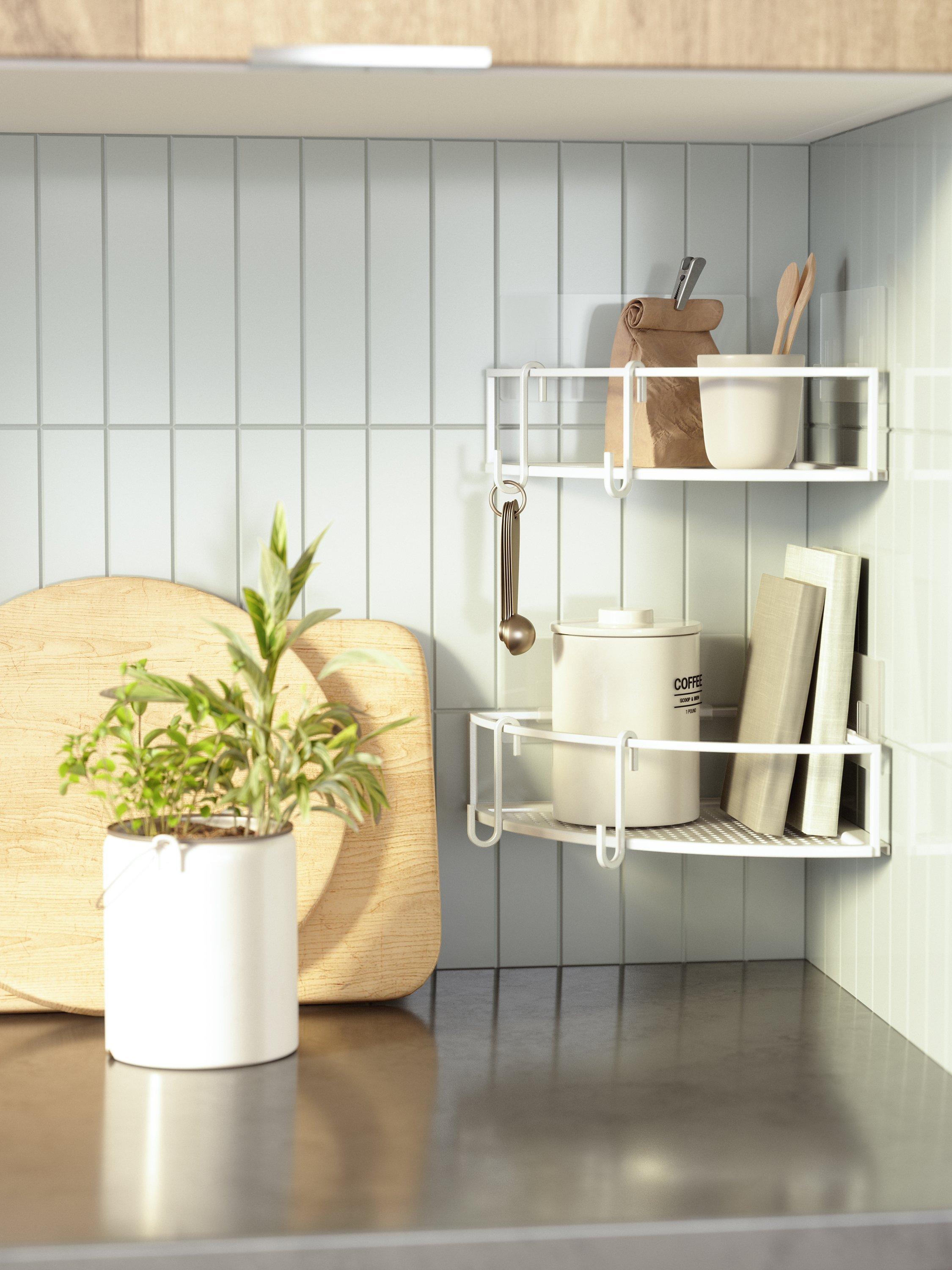 Umbra Cubiko corner bins set of 2 - British product