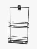Umbra Cubiko shower caddy black steel (British brand)