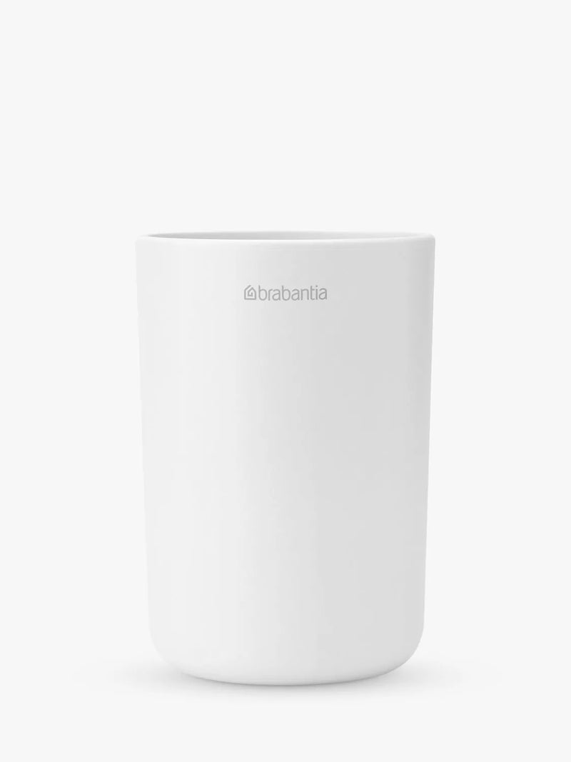 Brabantia ReNew toothbrush holder 11cm tall, imported from the UK