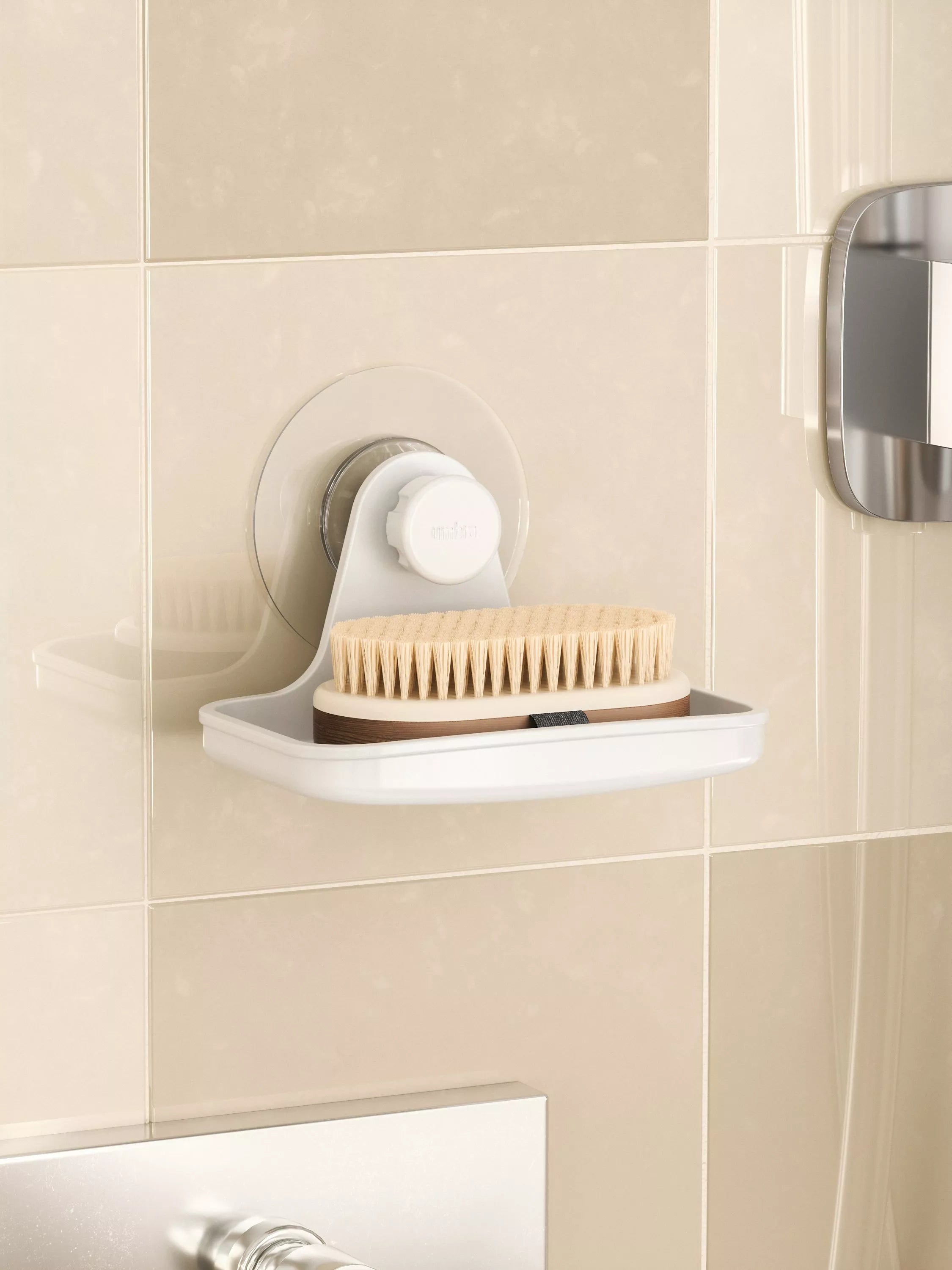 Umbra adhesive soap dish white (British brand)