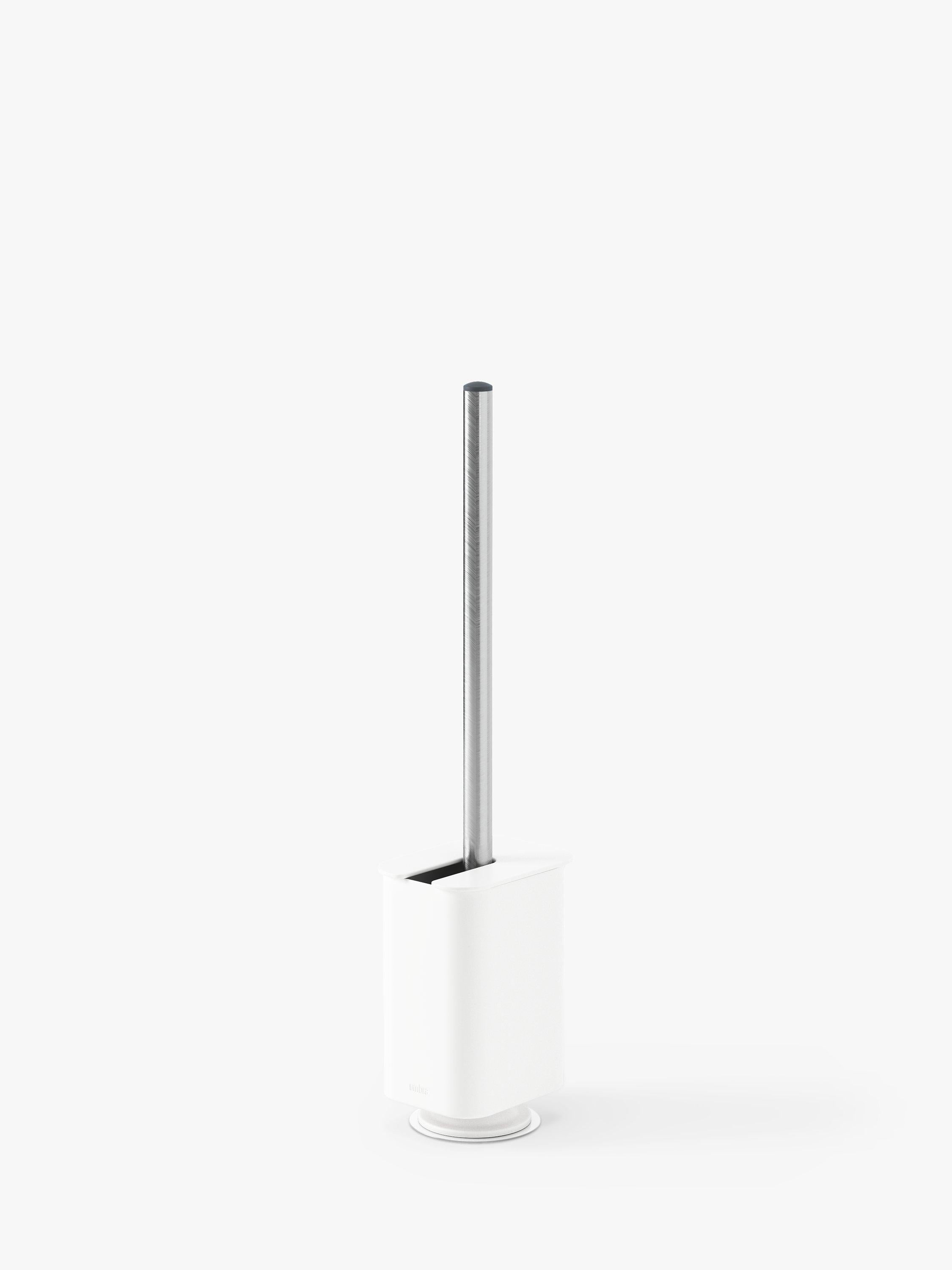 Umbra toilet brush and holder in white (British brand)