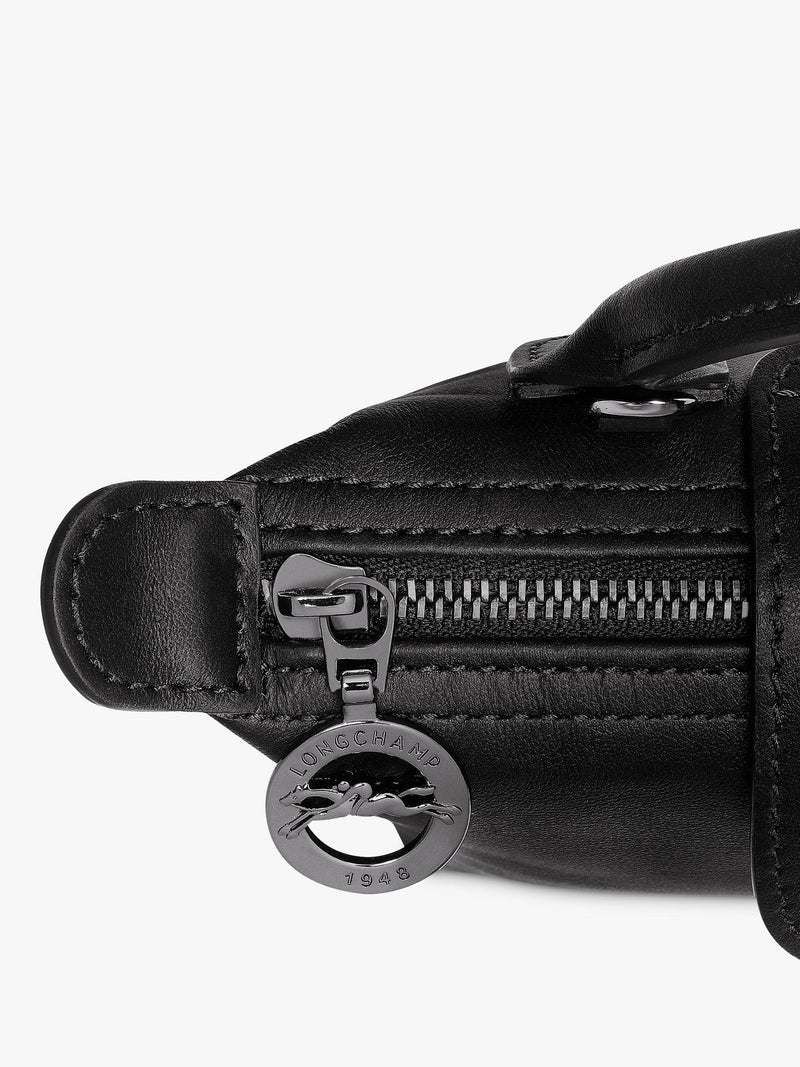 Longchamp Le Pliage Xtra XS cowhide leather pouch (British brand)