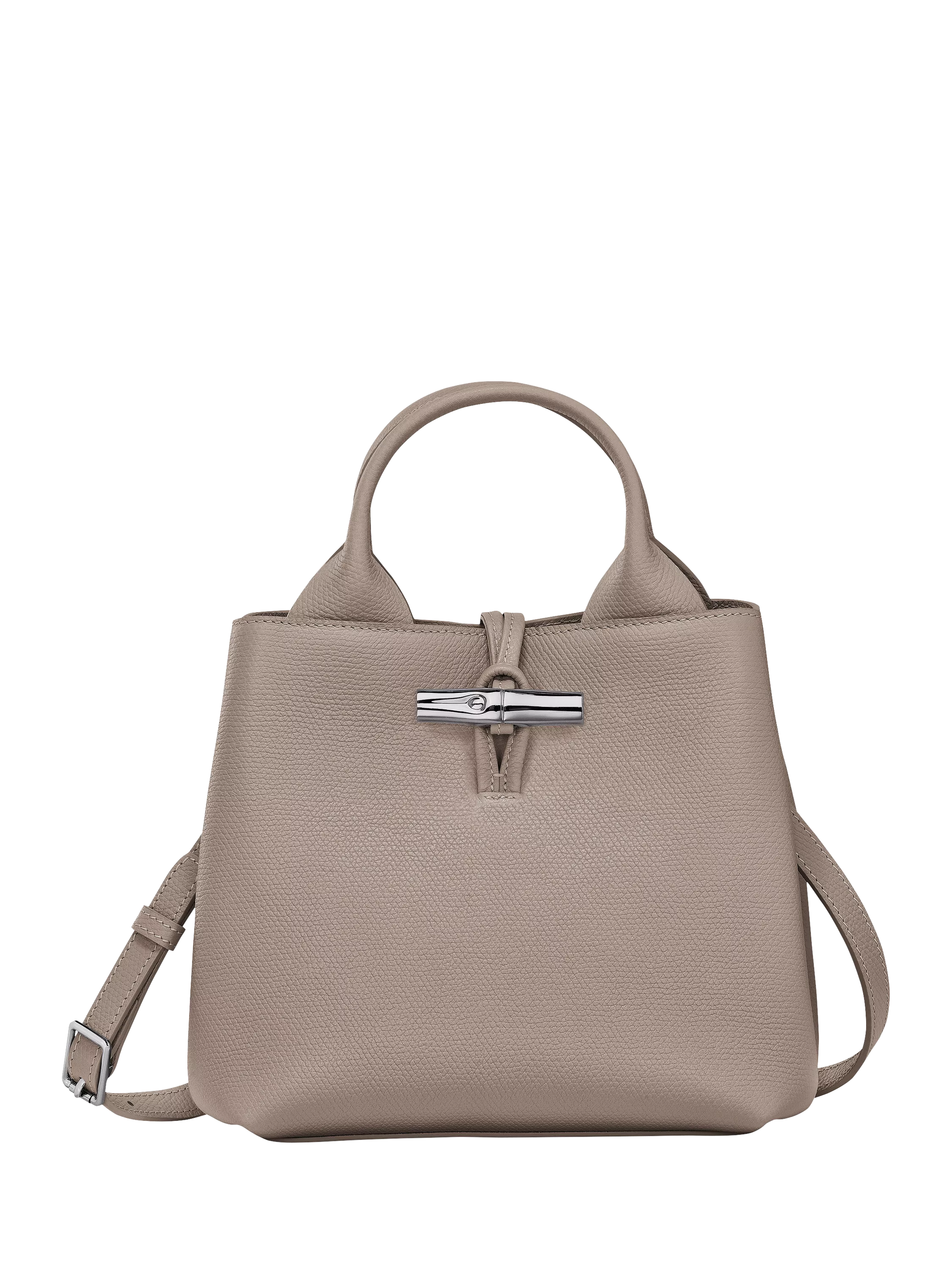 Longchamp Le Roseau Leather Small Crossbody Bag
