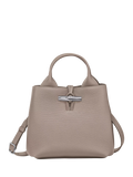 Longchamp Le Roseau Leather Small Crossbody Bag