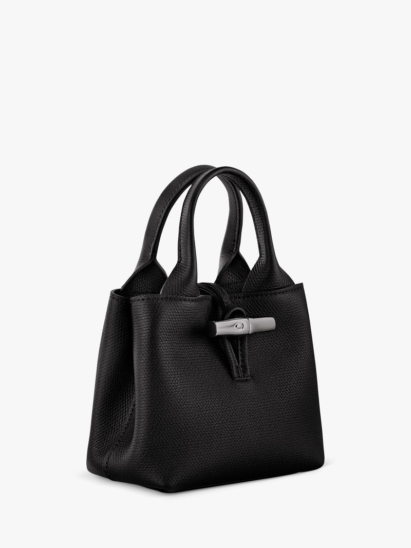 Longchamp Le Roseau XS crossbody bag grained leather, imported from the UK