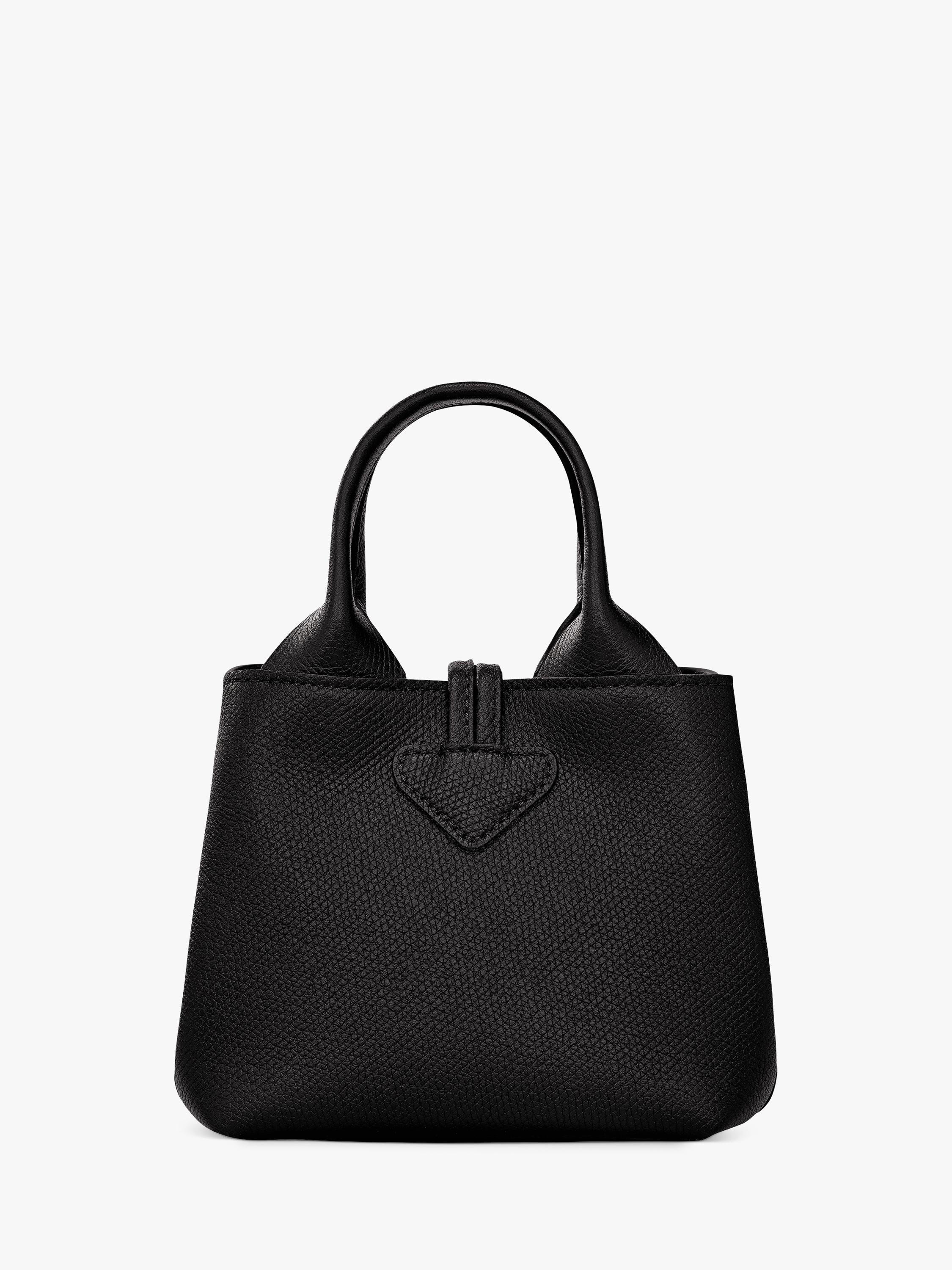 Longchamp Le Roseau XS crossbody bag grained leather, imported from the UK