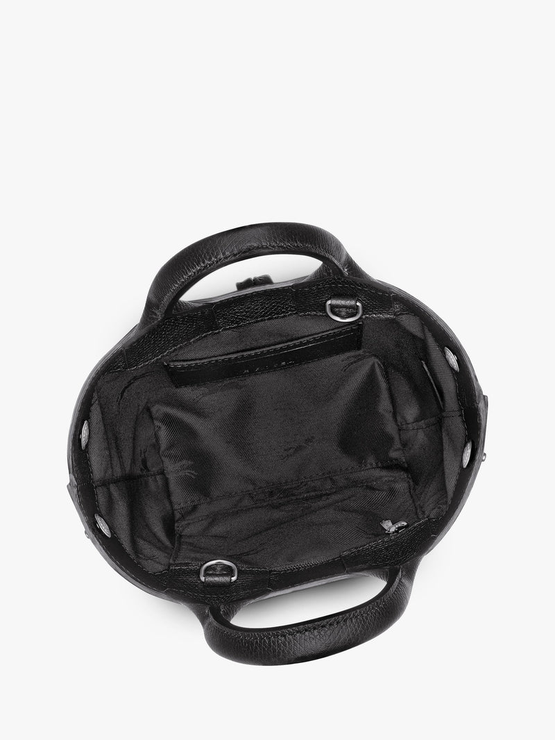 Longchamp Le Roseau XS crossbody bag grained leather, imported from the UK