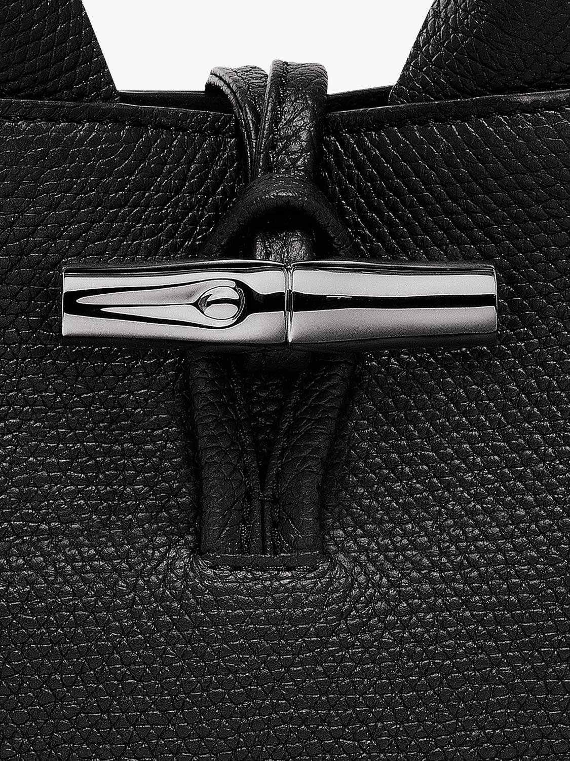 Longchamp Le Roseau XS crossbody bag grained leather, imported from the UK