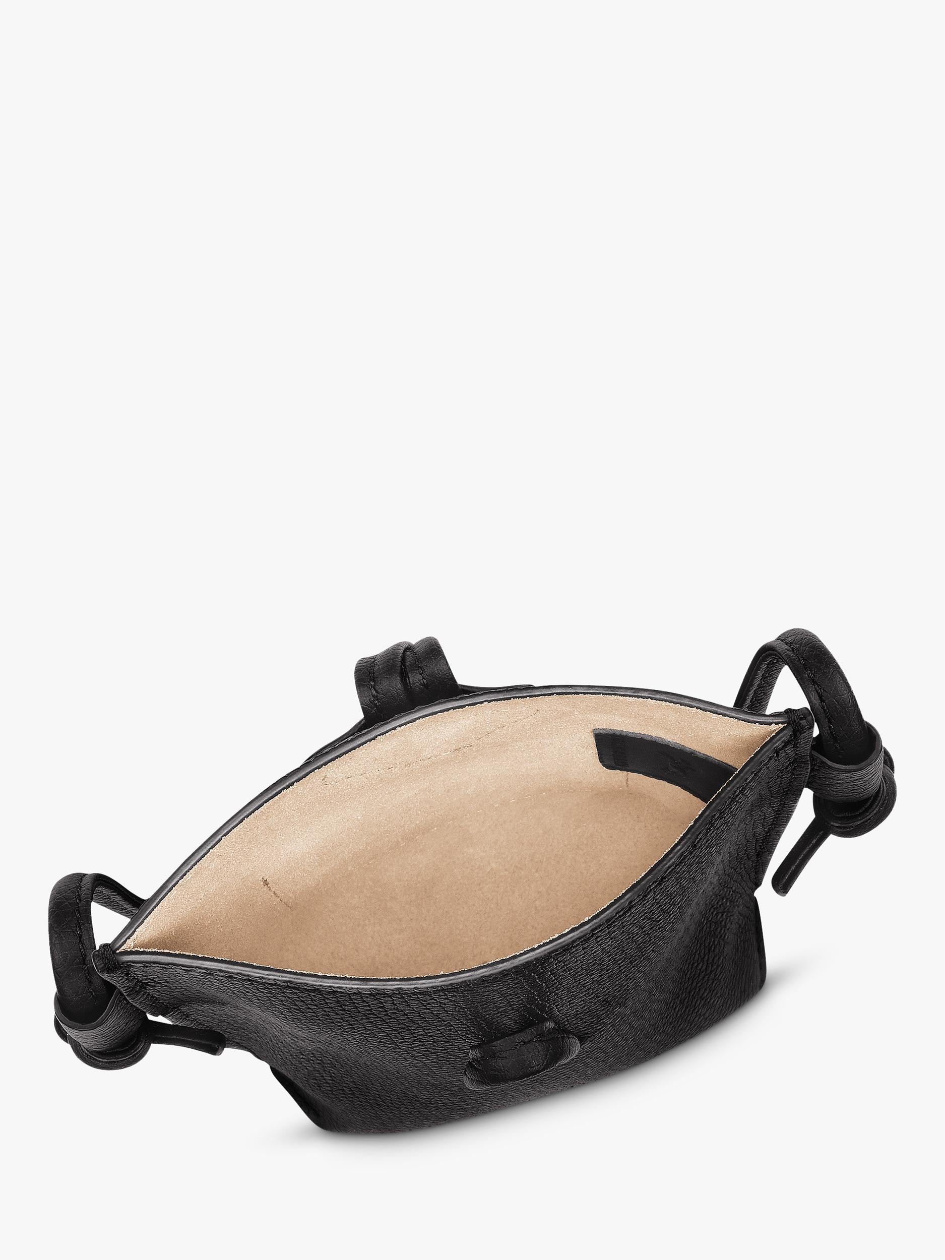 Longchamp Le Roseau leather phone pouch, UK version