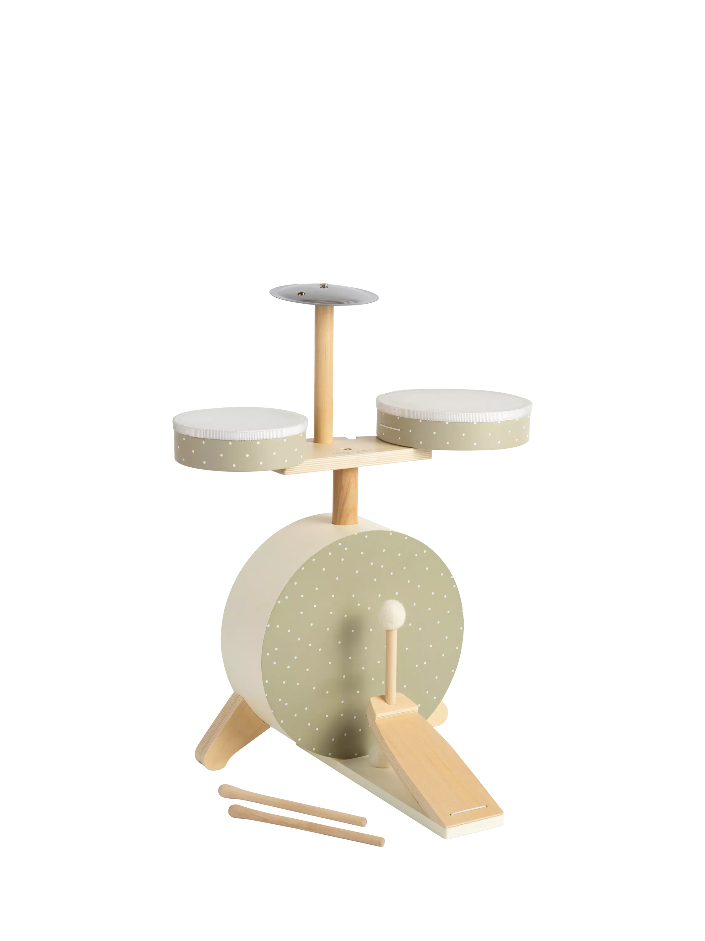 John Lewis wooden drum kit for children, imported from the UK