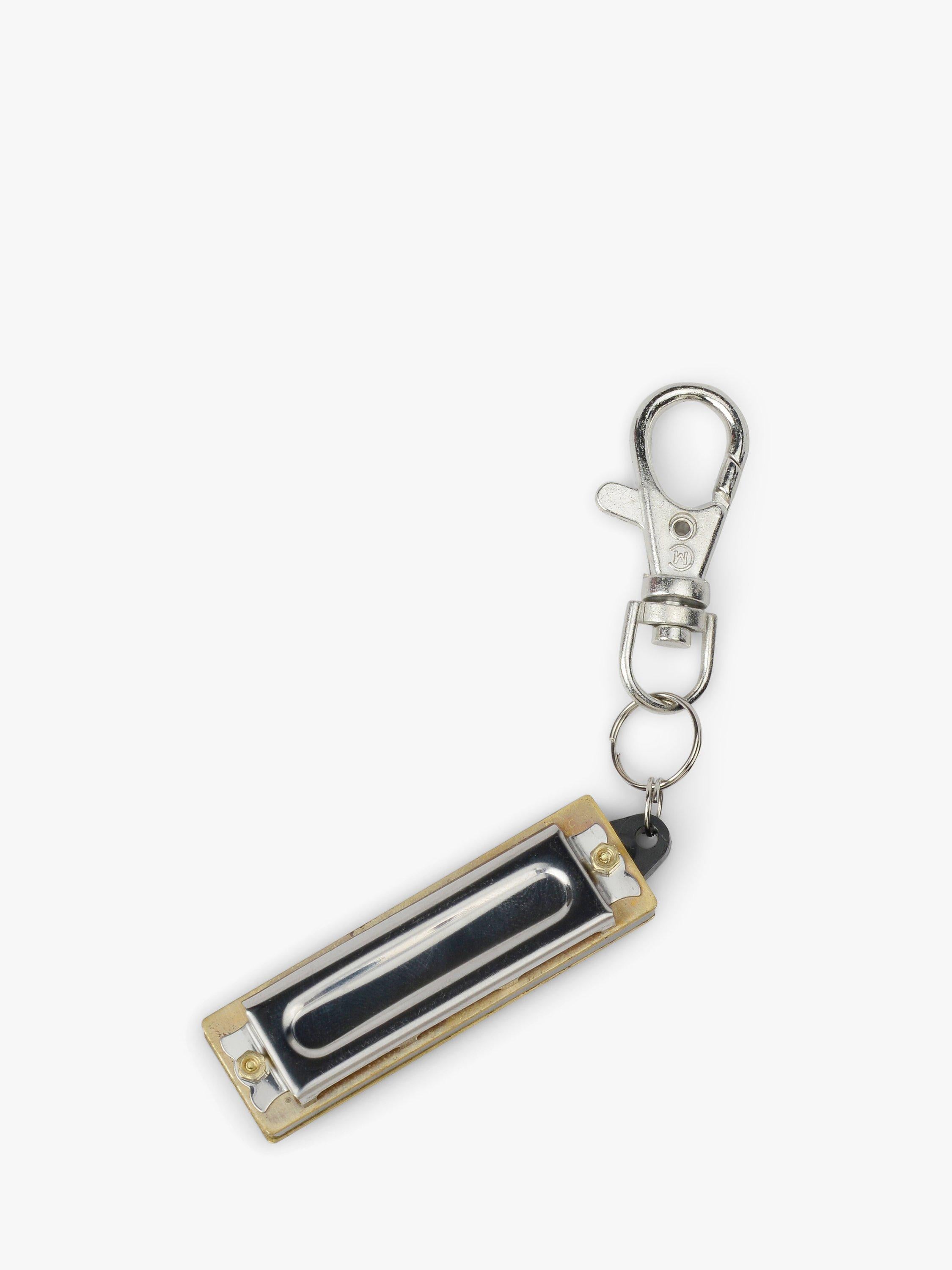 Gentlemen's Hardware mini harmonica with keychain, UK version
