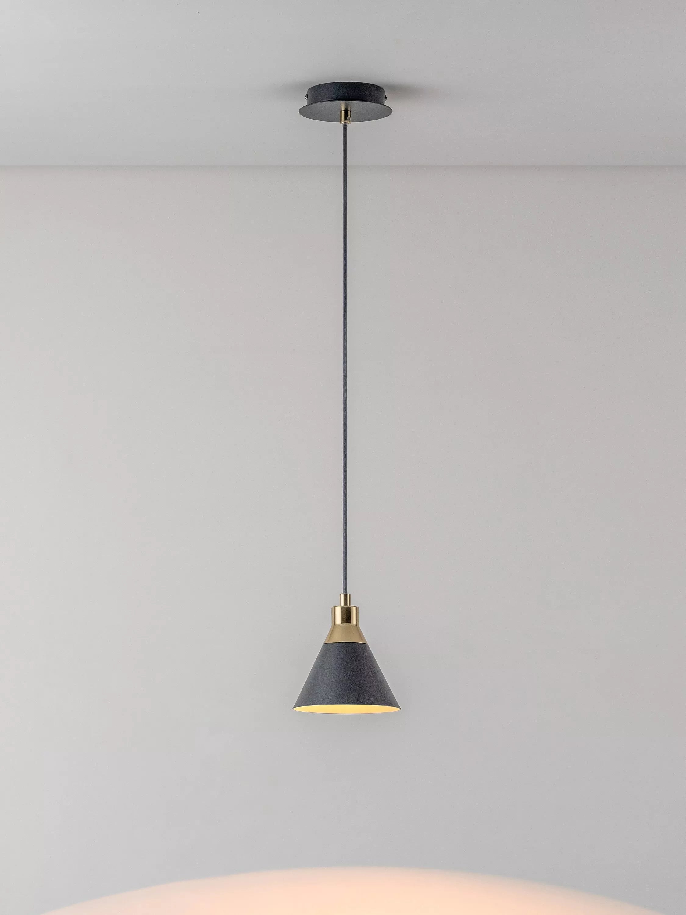 houseof cone pendant ceiling light adjustable drop 89cm - British product