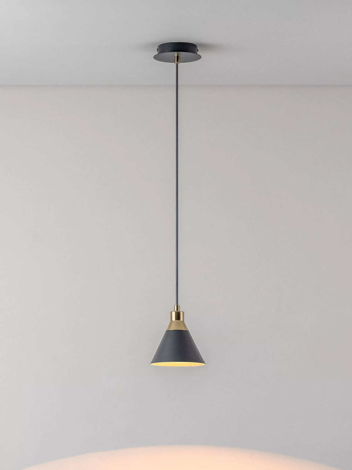 houseof cone pendant ceiling light adjustable drop 89cm - British product