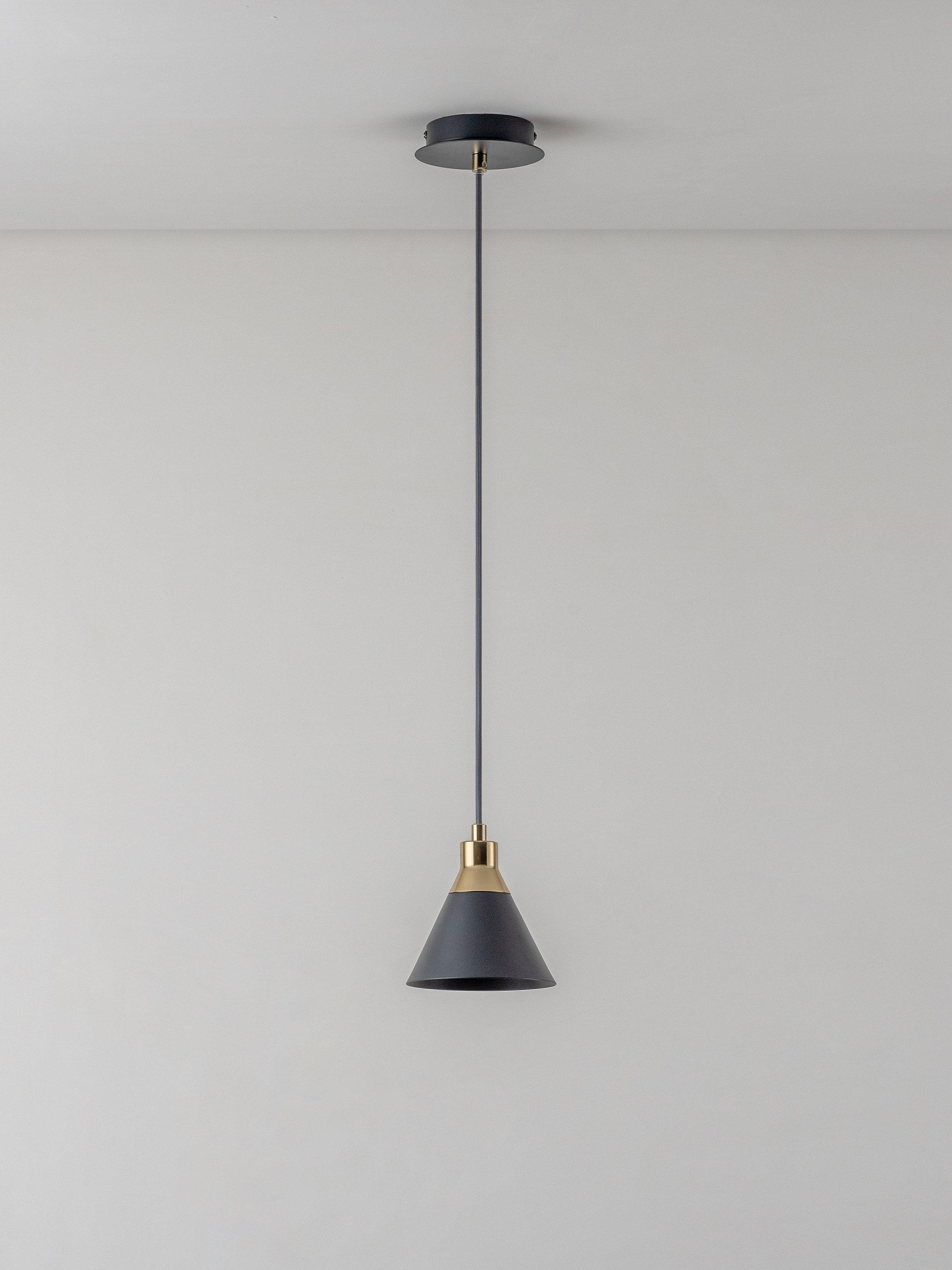 houseof cone pendant ceiling light adjustable drop 89cm - British product